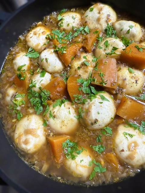 קובה דלעת טבעונית עשירה בחלבון